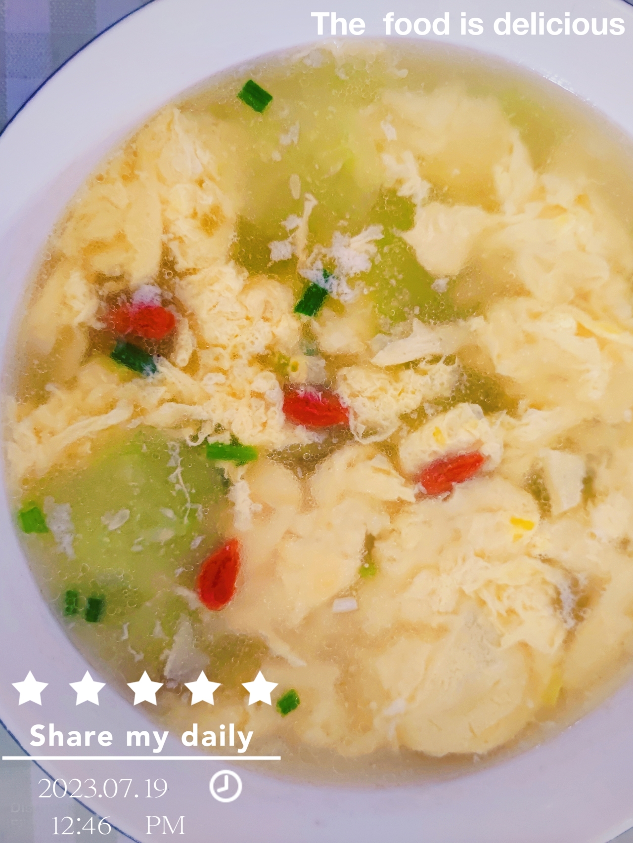 黄瓜🥒蛋花汤的做法