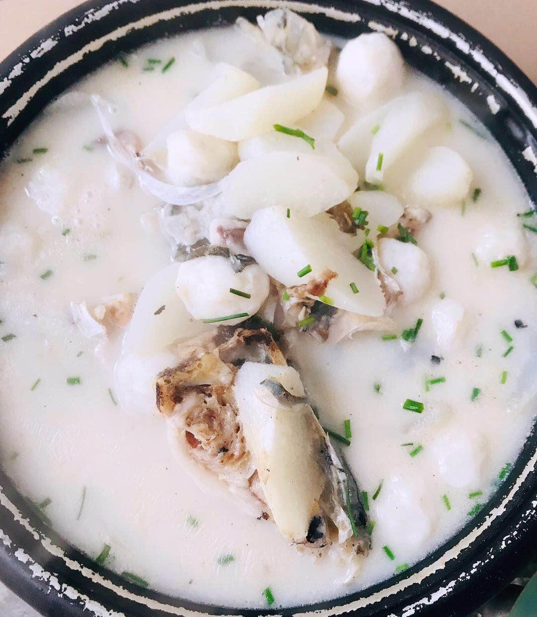 毛豆妈咪090702做的鱼头萝卜汤