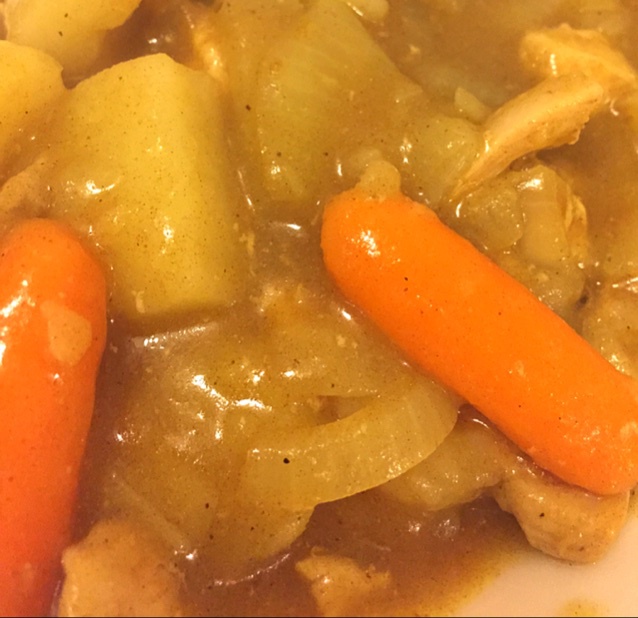 咖喱鸡块饭