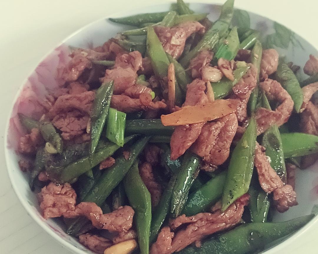 刀豆炒肉的做法