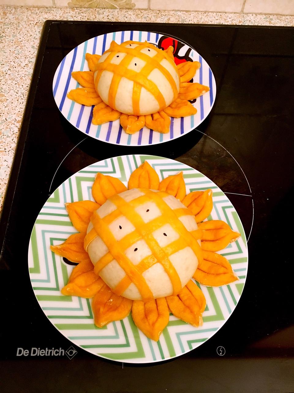 向日葵豆沙面包