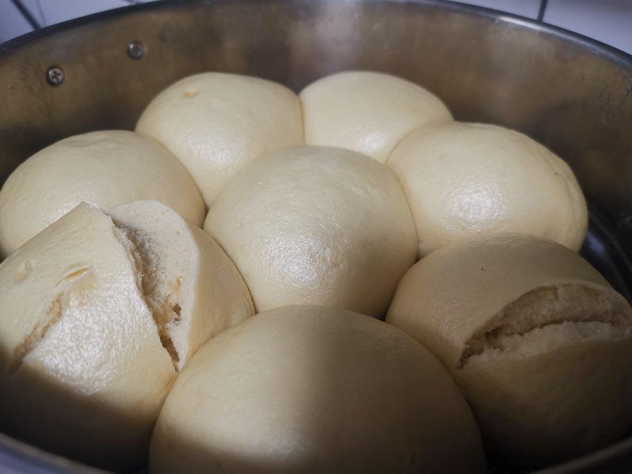 有着面包口感的红糖馒头（一次发酵）