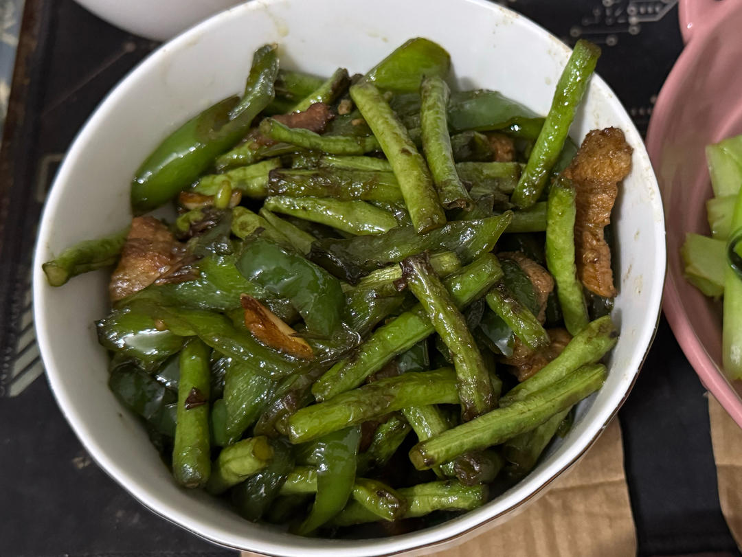 零厨艺的豆角炒肉
