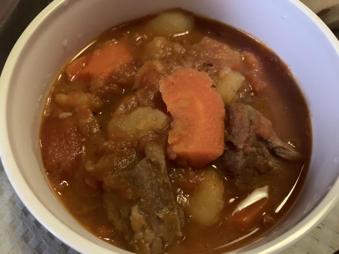 番茄土豆炖牛腩