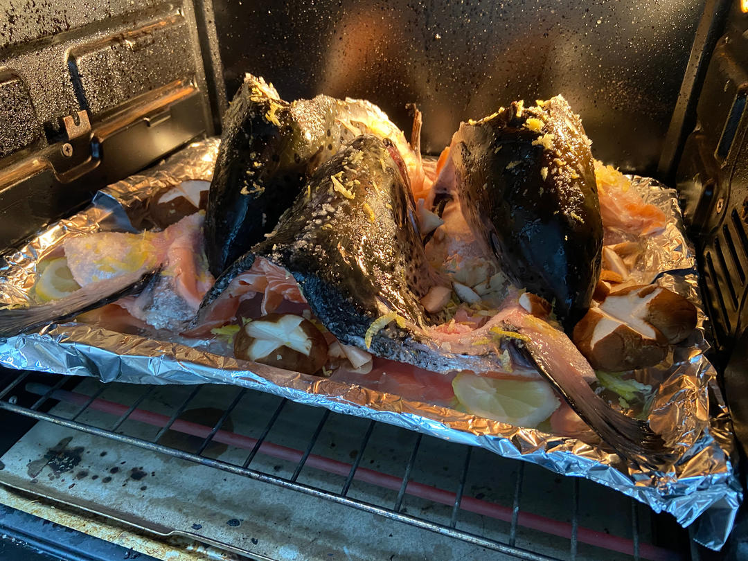 香烤三文鱼头-味道完胜日料店