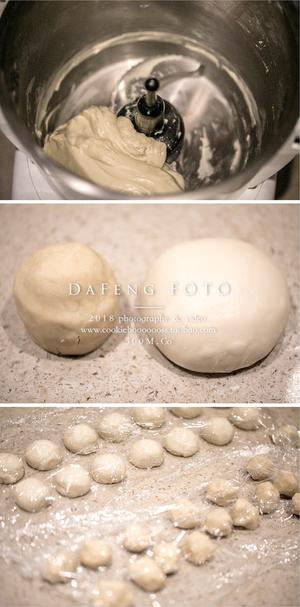 榨菜肉月饼（黄油版油皮，奶香浓郁更好吃）的做法 步骤2