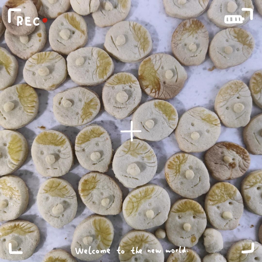 无需模具‼️简单可爱的搞怪小孩曲奇饼干