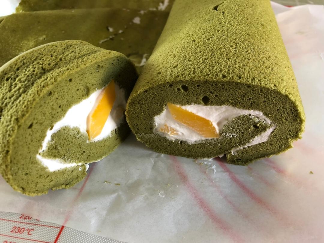 烫面抹茶蛋糕卷（卷不易裂）