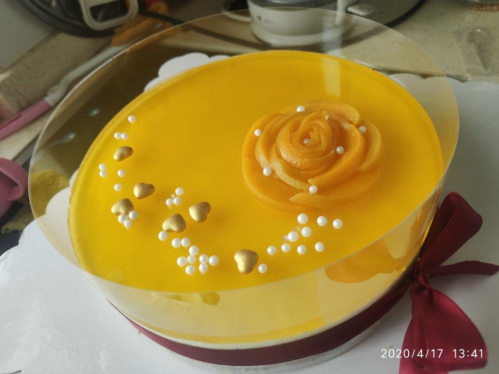 超简单 不用烤箱 小白分分钟上手的生日蛋糕 慕斯蛋糕8寸