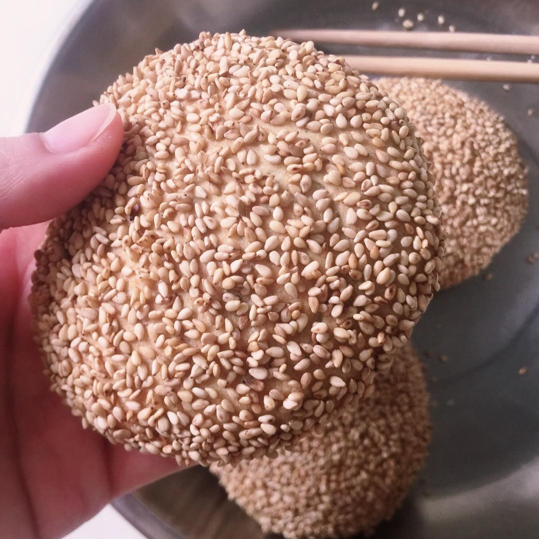 【简易版】麻酱烧饼（甜）