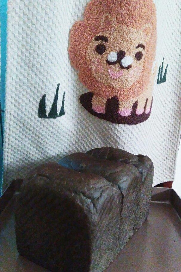 铁汉柔情👑黑爵士竹炭奶椰中种面包