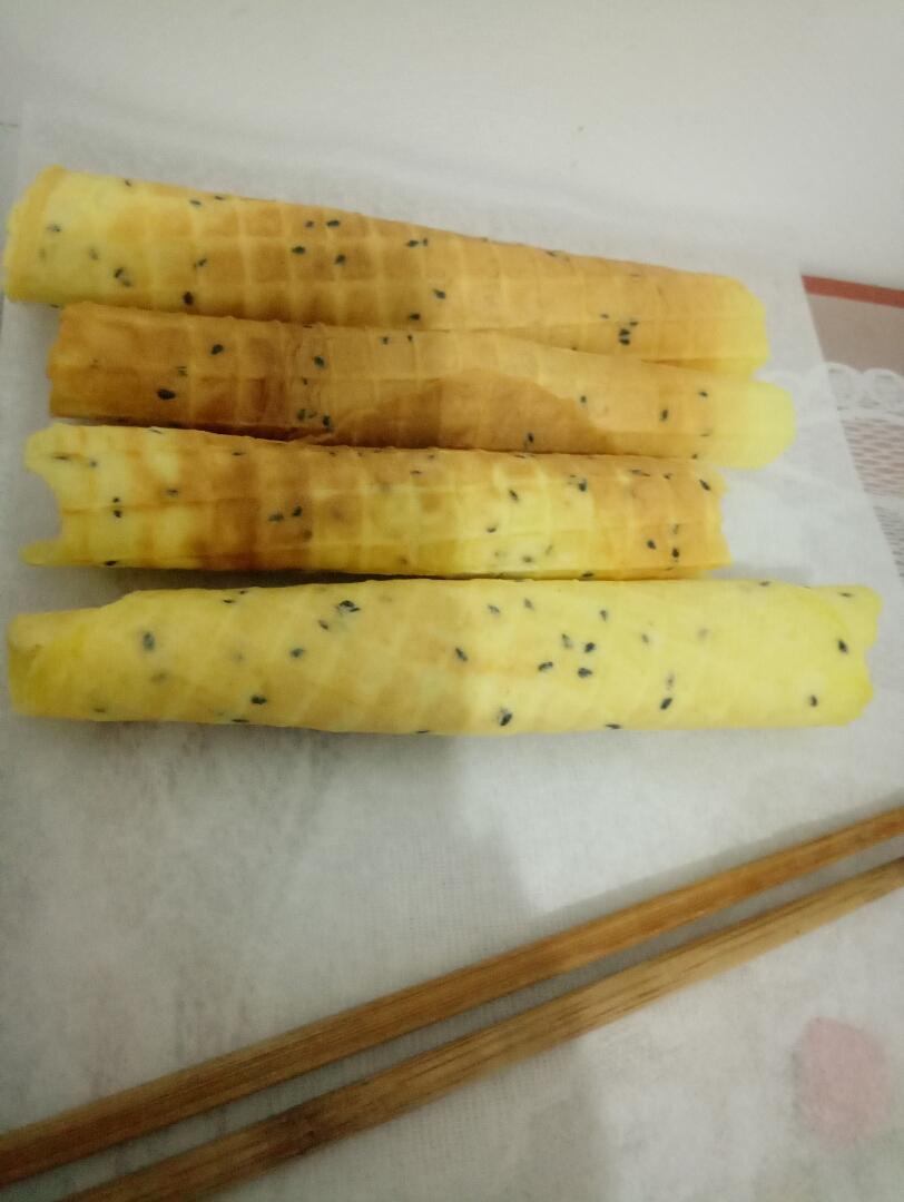 香脆可口的蛋卷卷