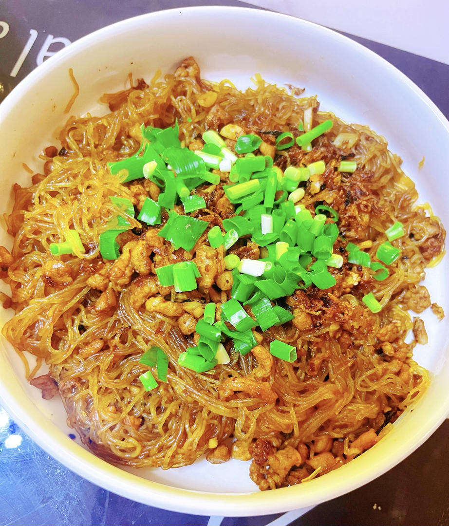 肉末粉丝煲（蚂蚁上树，干捞粉丝煲）