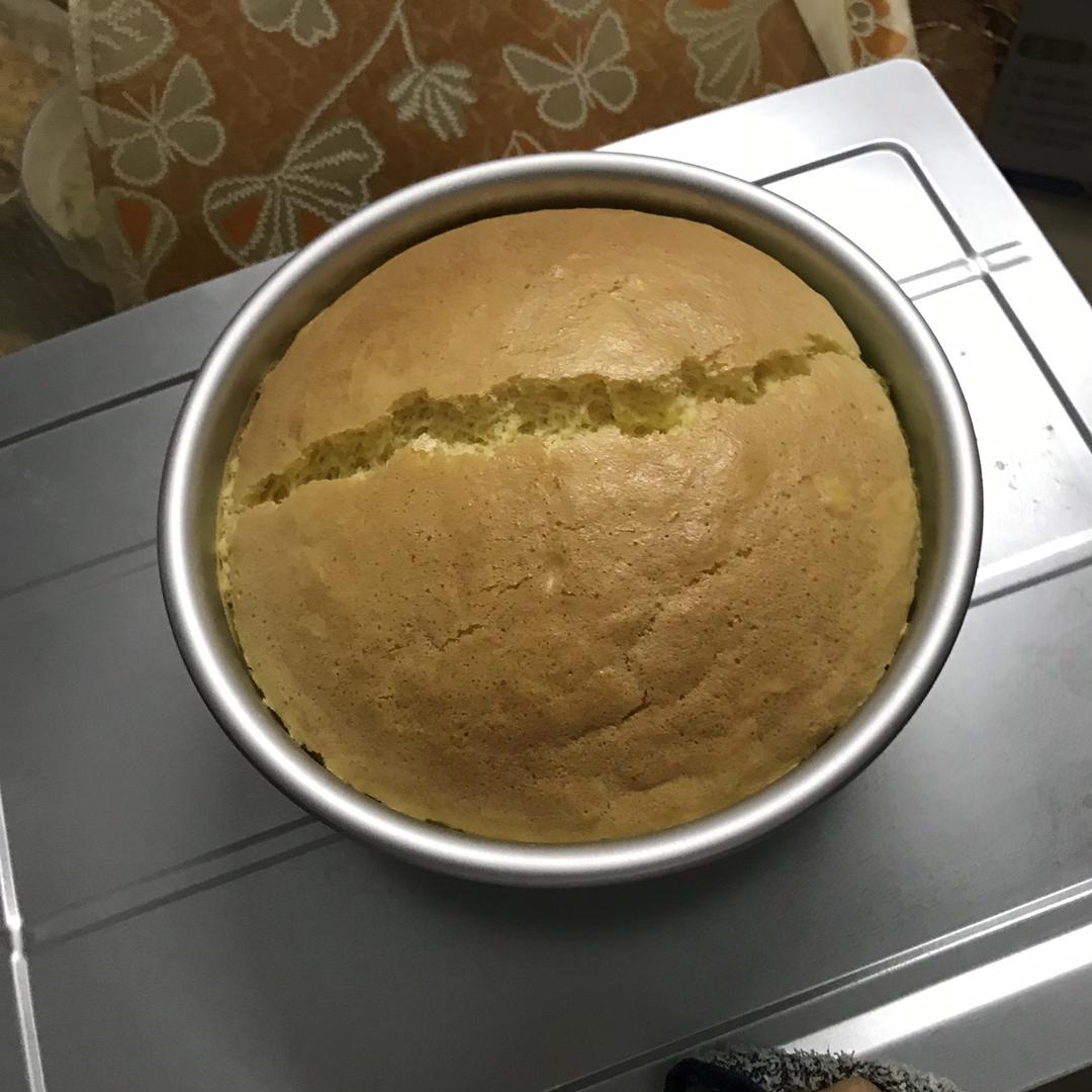 六寸戚风蛋糕胚（零失败）