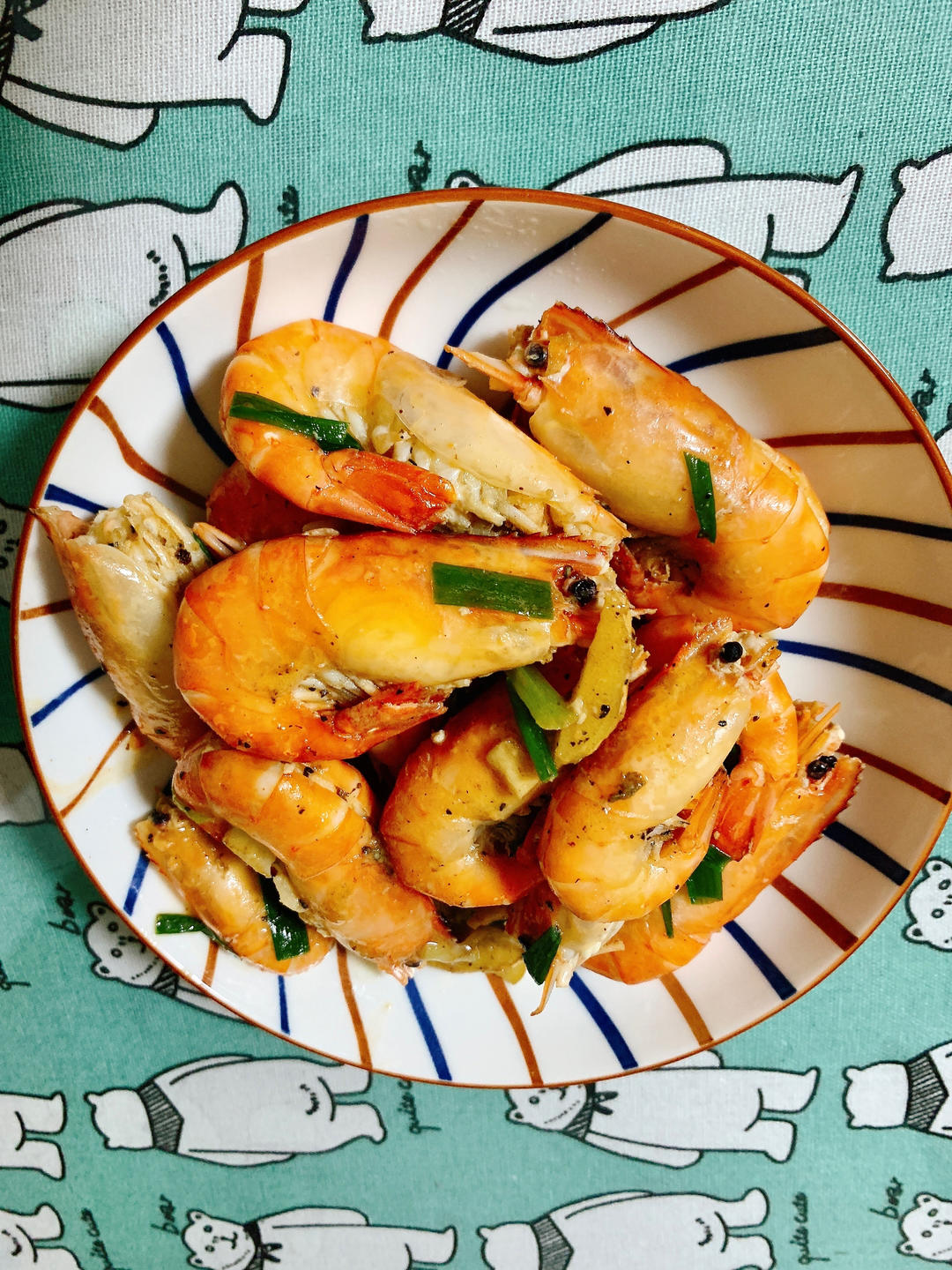 和饭店一个味的椒盐大头虾(沼虾)