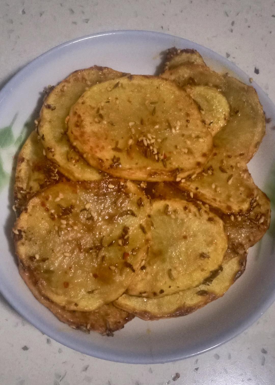 香辣孜然土豆片｜家常版