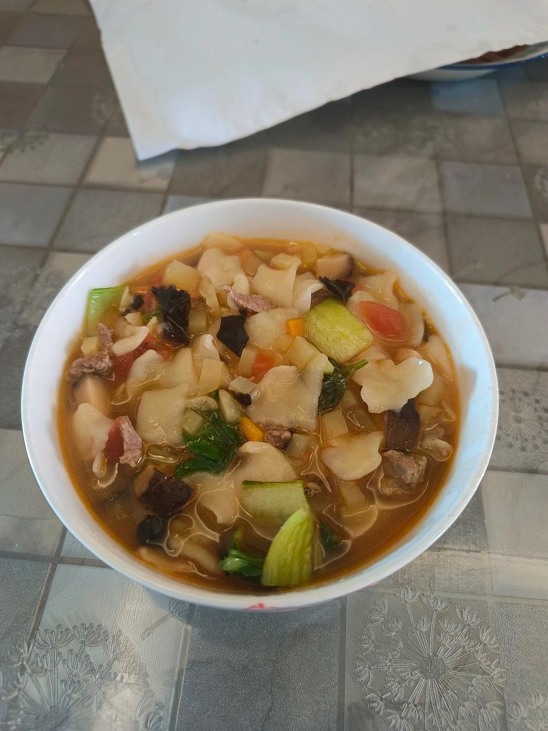 新疆汤饭（揪片子）附揪面片图解