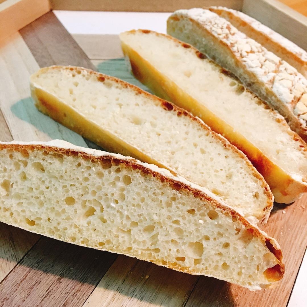 完全不用揉的面包，对，完全不用揉！ | Ciabatta