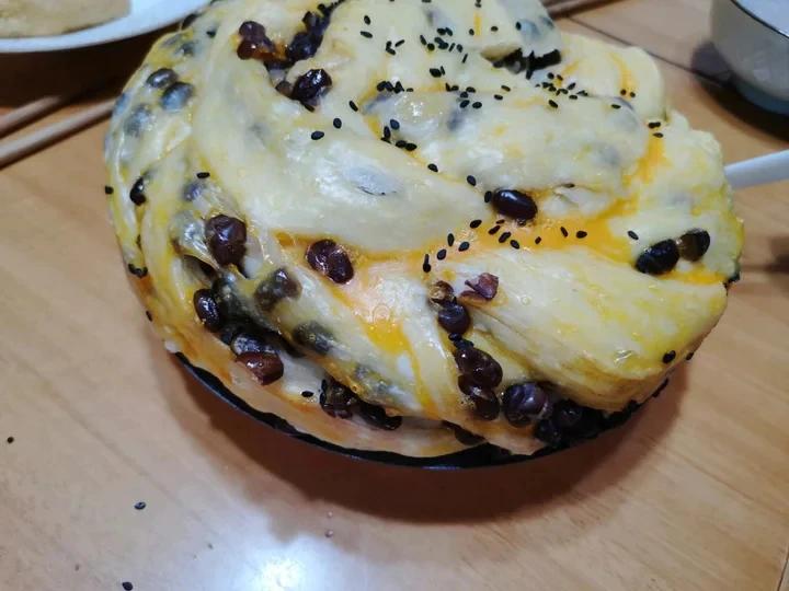 •_ゝ•满足你的口腹之欲｜豆沙蒸面包