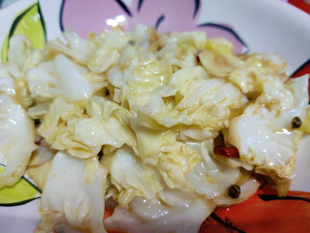 素炝手撕包菜