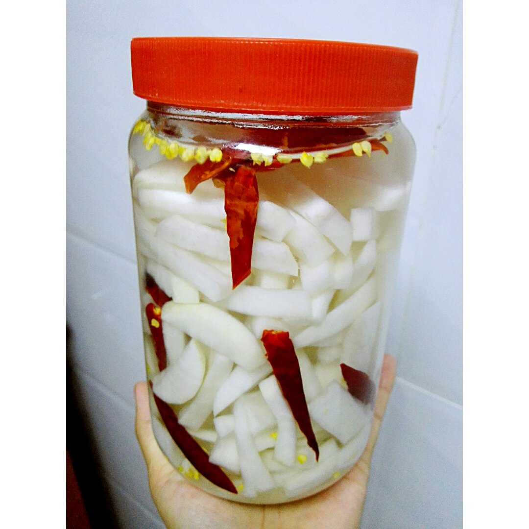 般若蜜做的快手腌酸萝卜