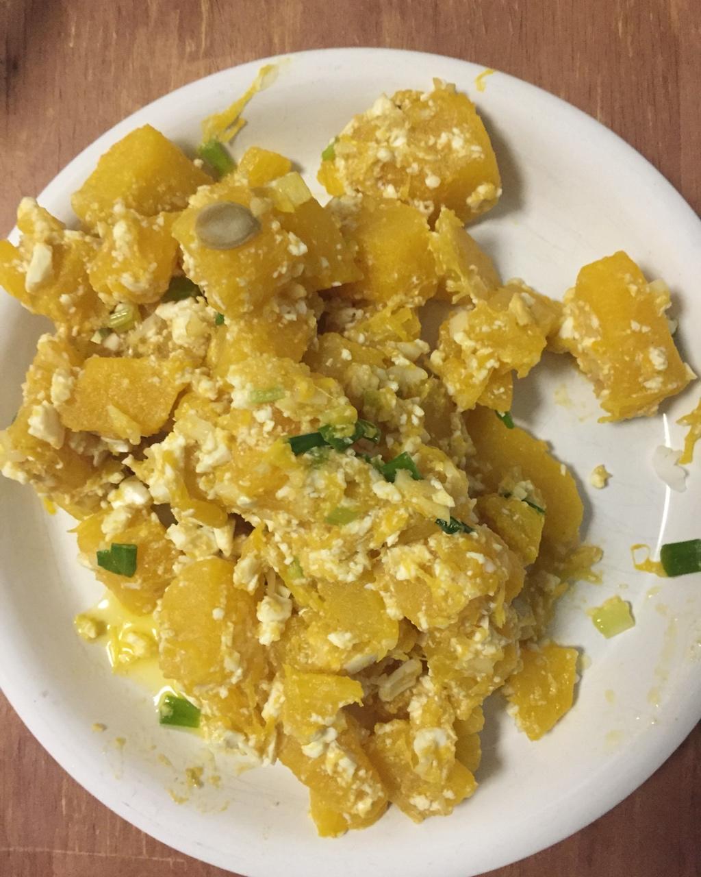 咸蛋黄炒南瓜