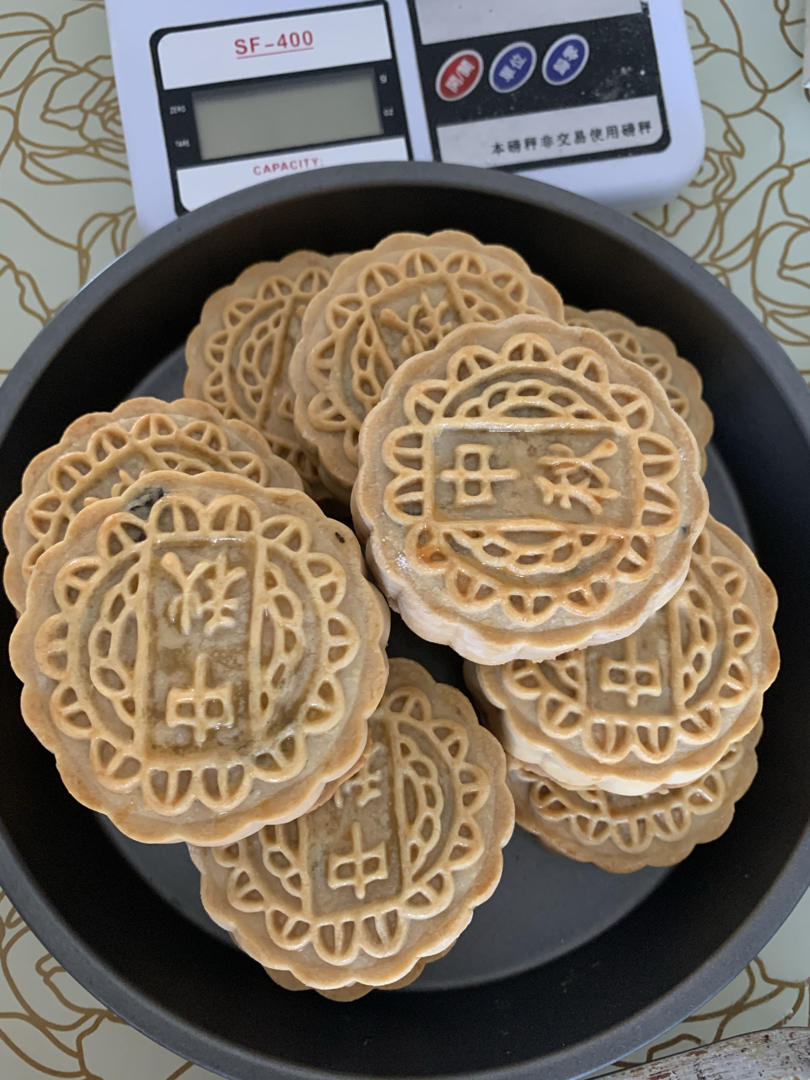 快手简单不发硬的五仁月饼🥮