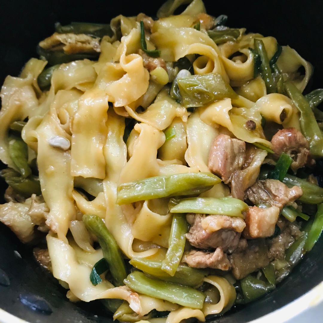 豆角焖面