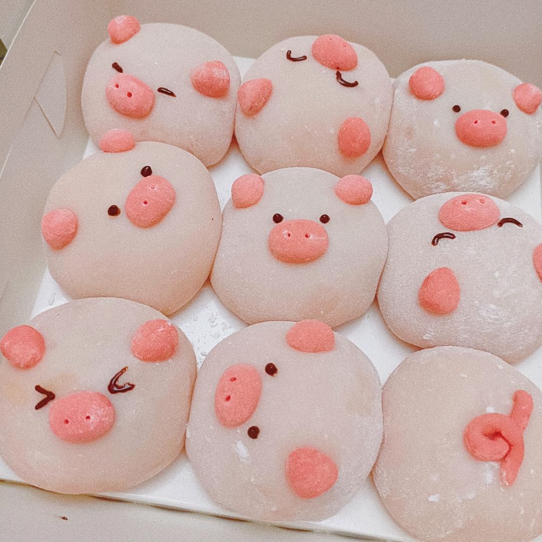 【挤挤麻薯】小猪小狗挤挤麻薯