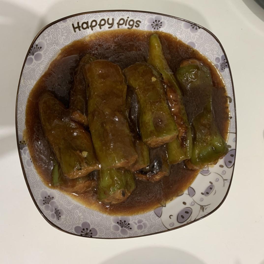 销魂青椒酿肉【超级下饭】