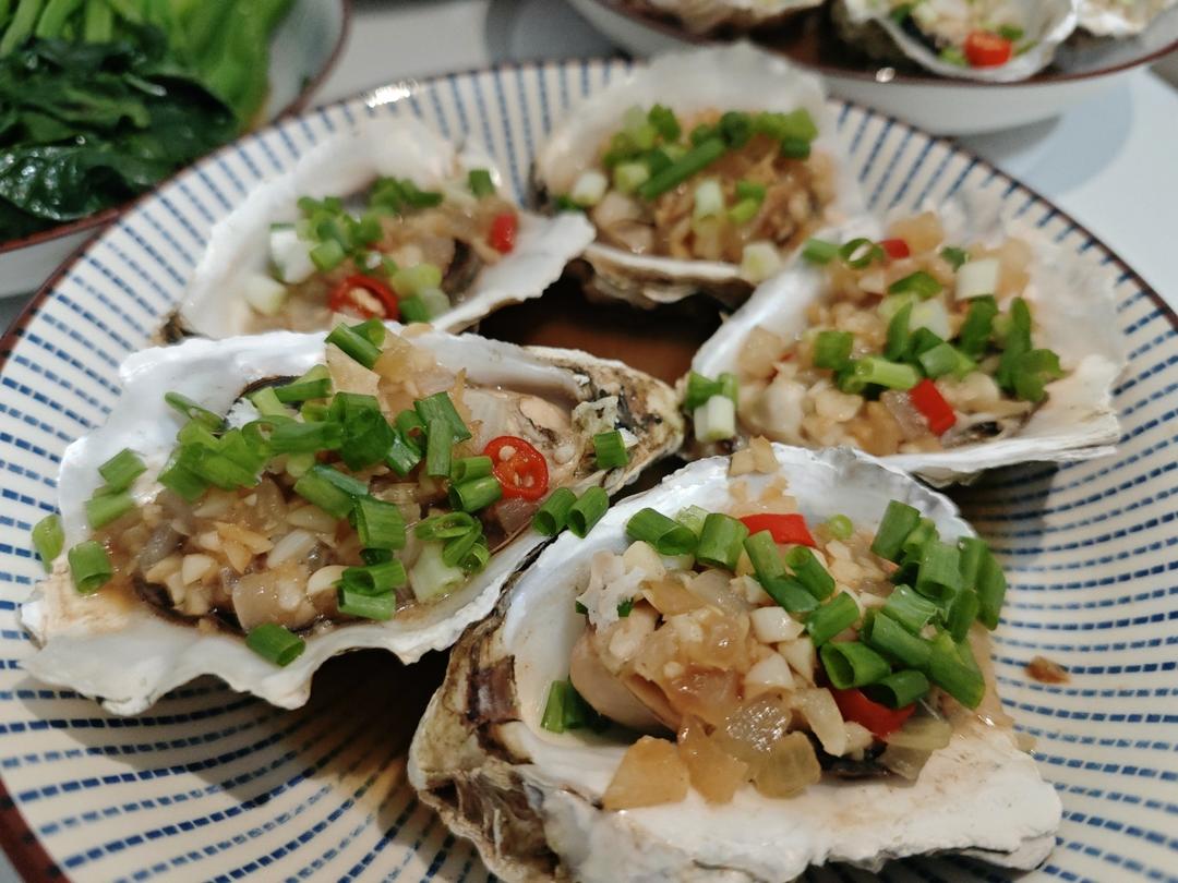 超简单～蒸蒜蓉生蚝