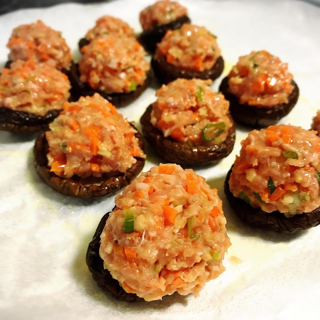 豆腐肉末酿香菇