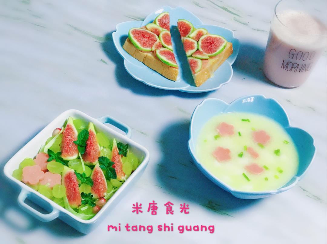 超甜蜜无花果烤吐司