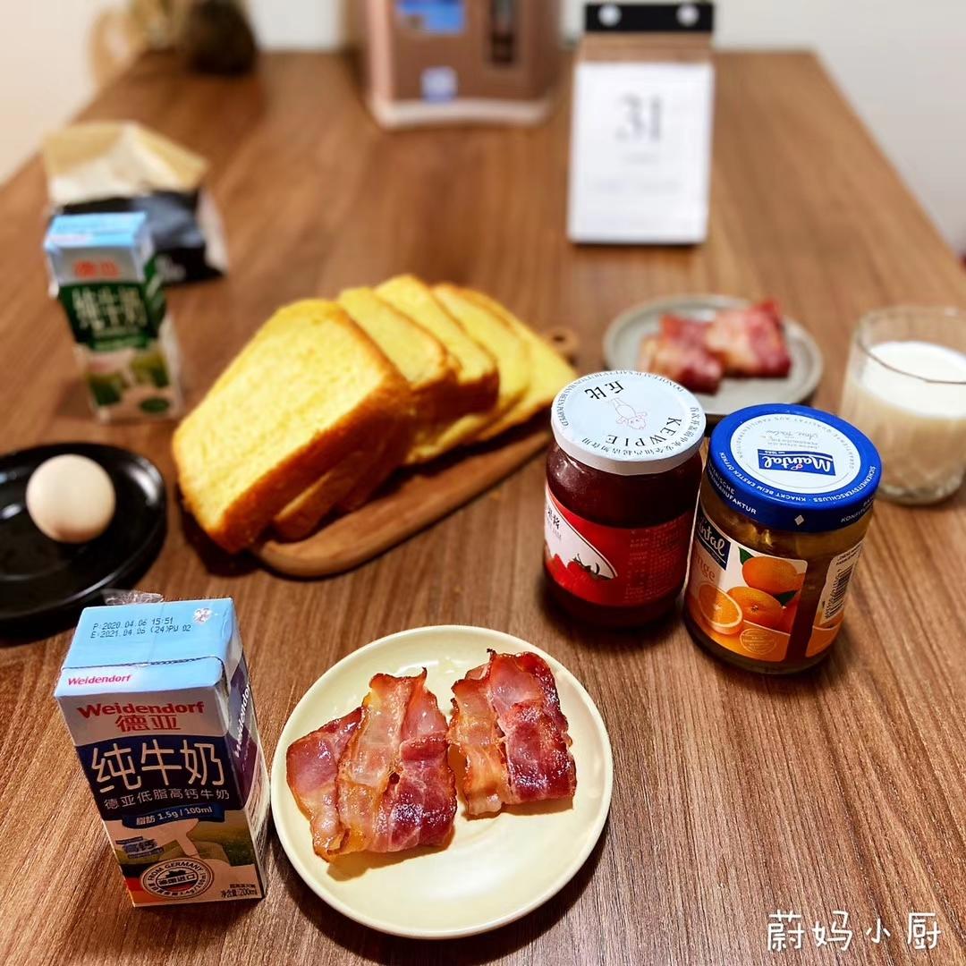 纯奶手撕吐司的做法 步骤1