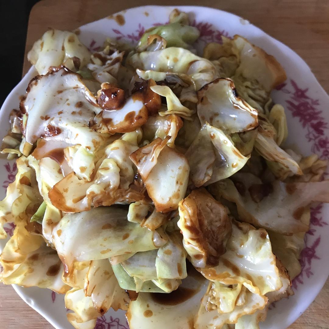 酱爆圆白菜（手撕版）