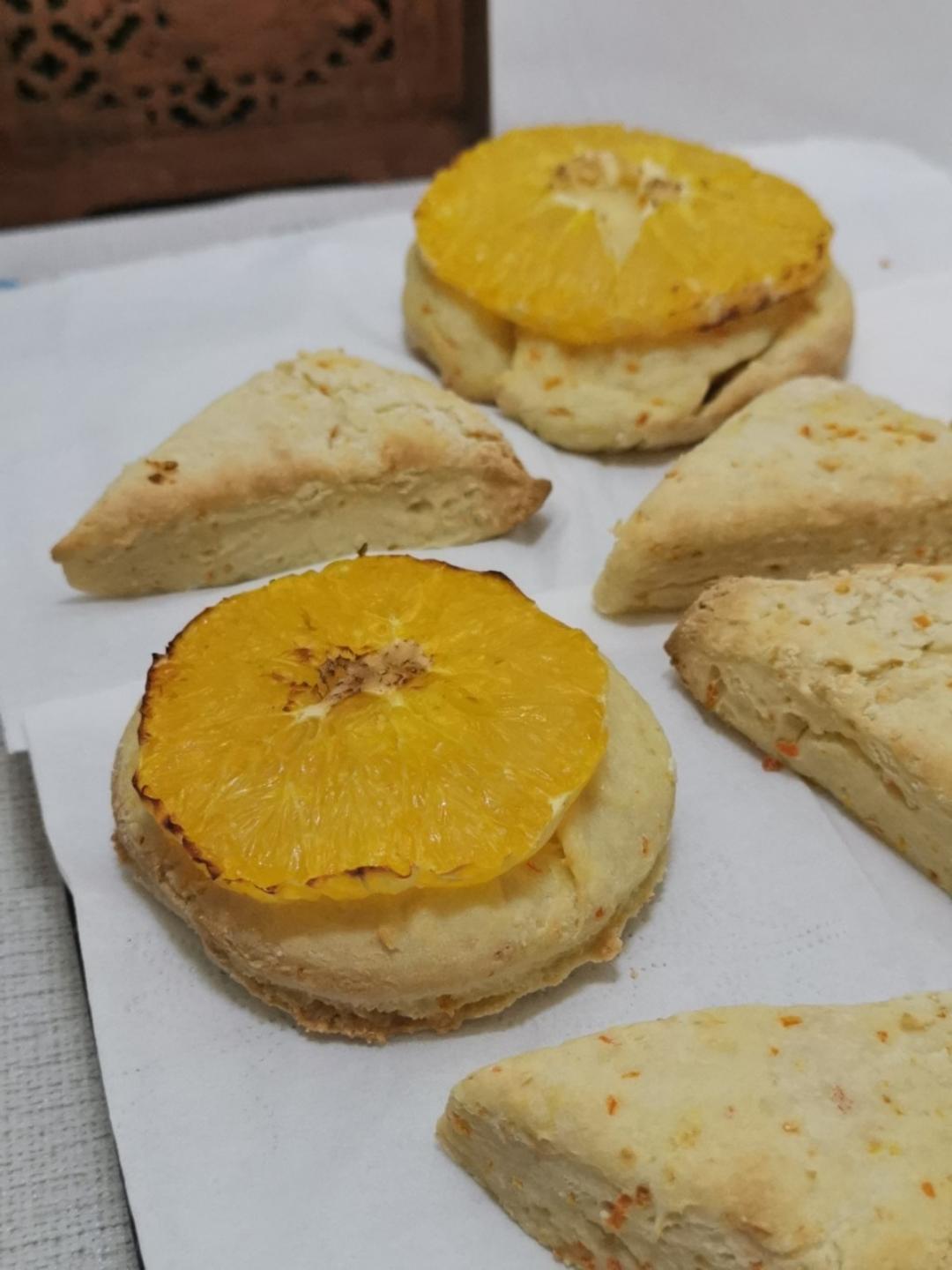 橙香淡奶油司康