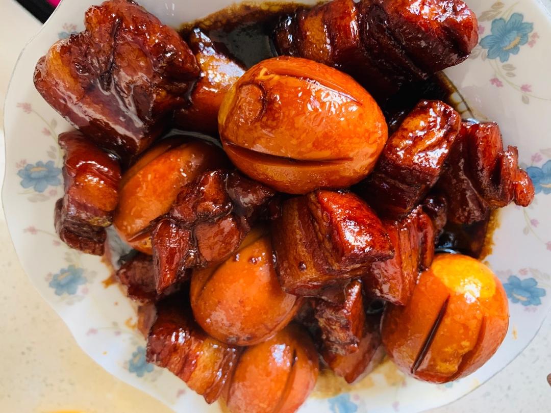 上海红烧肉：红烧肉加鸡蛋，上海人的吃法赞！