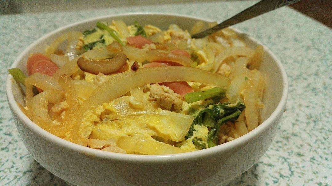 亲子丼-目前我做得最好吃的版本
