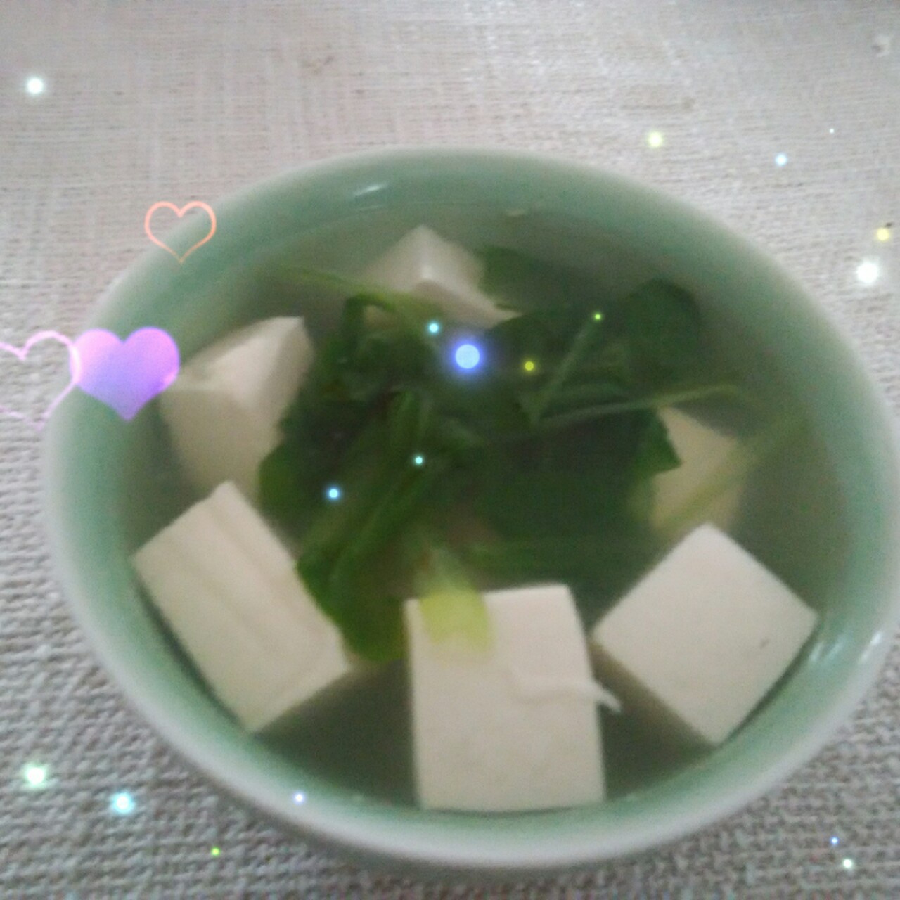 青菜豆腐汤