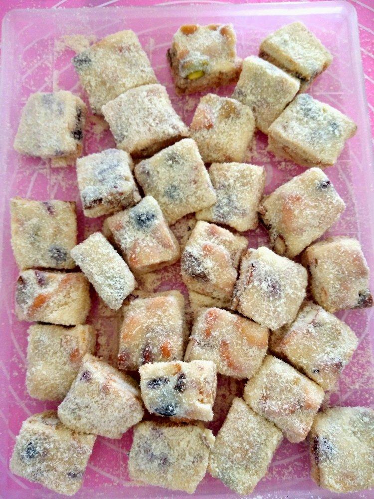 花样口味的雪花酥（12种不同口味）