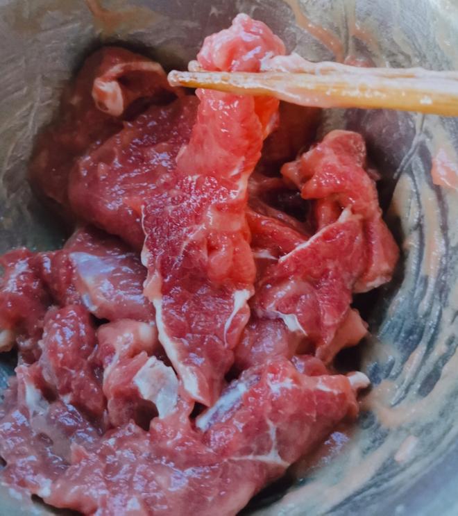 简单美味牛肉片腌制的做法