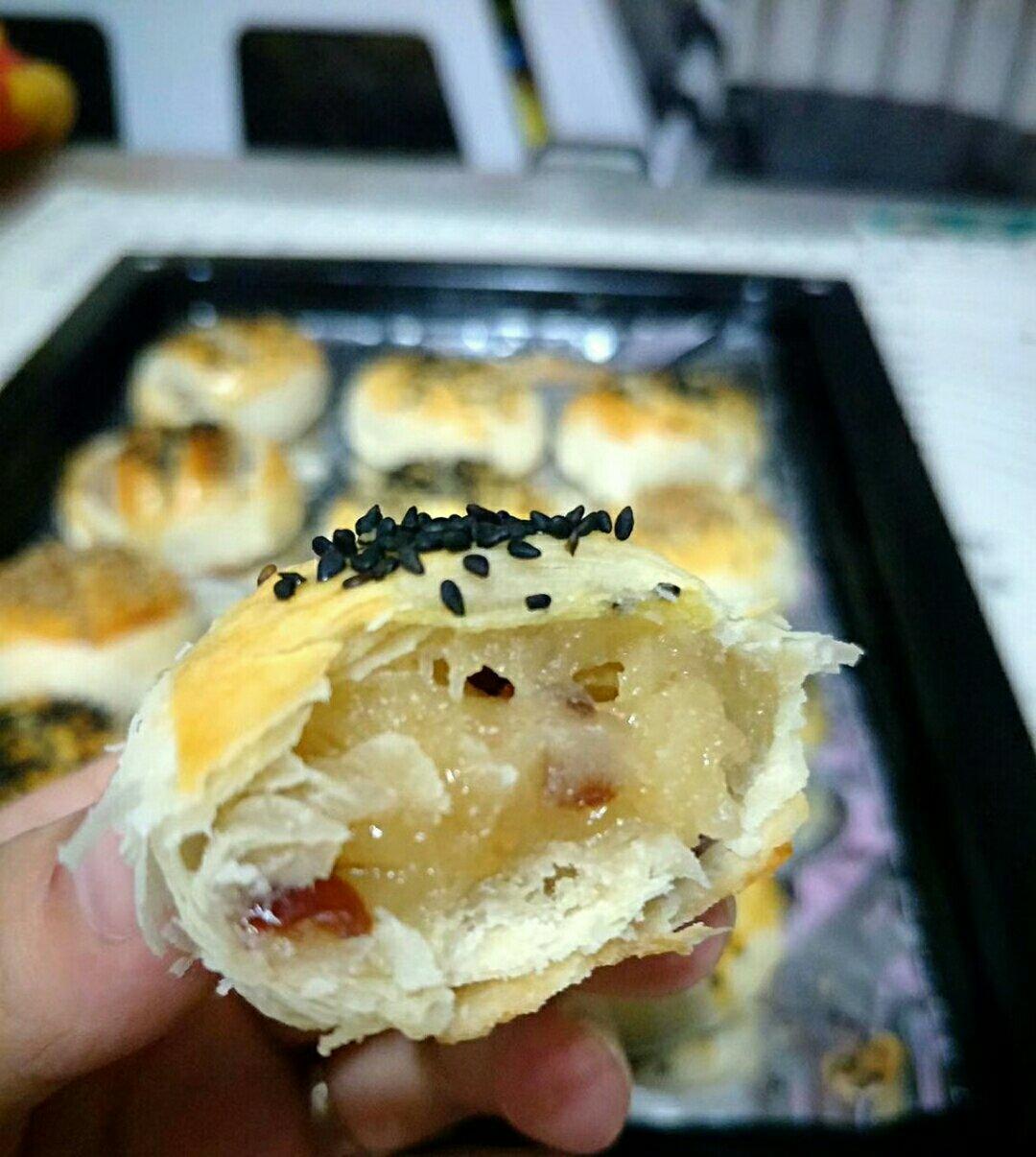 老婆饼 蔓越莓糯米馅 黄油版