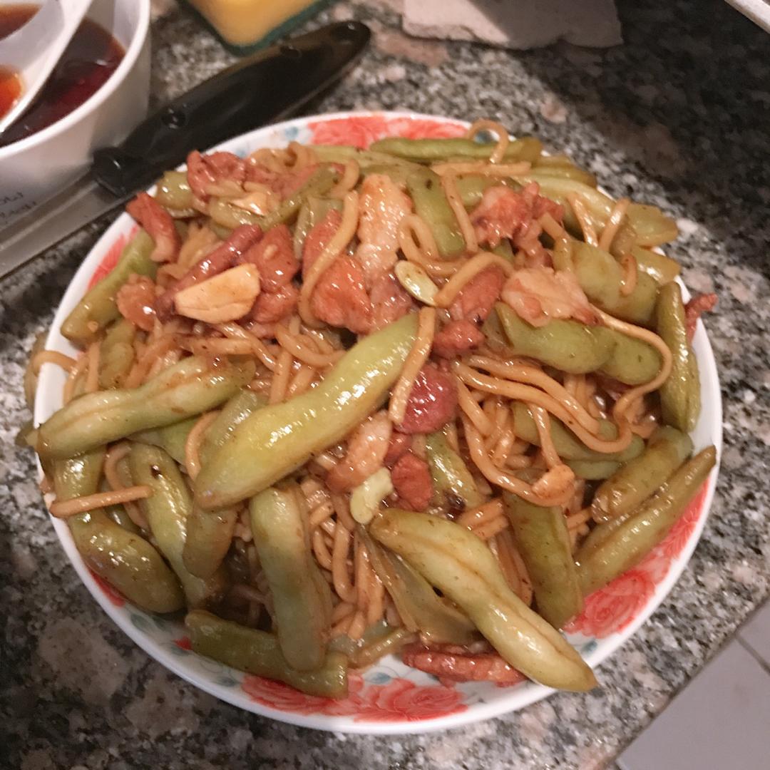 芸豆焖面（附万能的腌肉不老的办法）