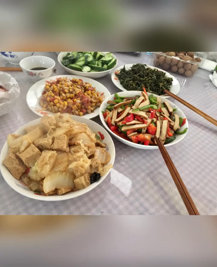 鹰嘴豆花生木耳酱调馅料（无油水饺🥟）😂