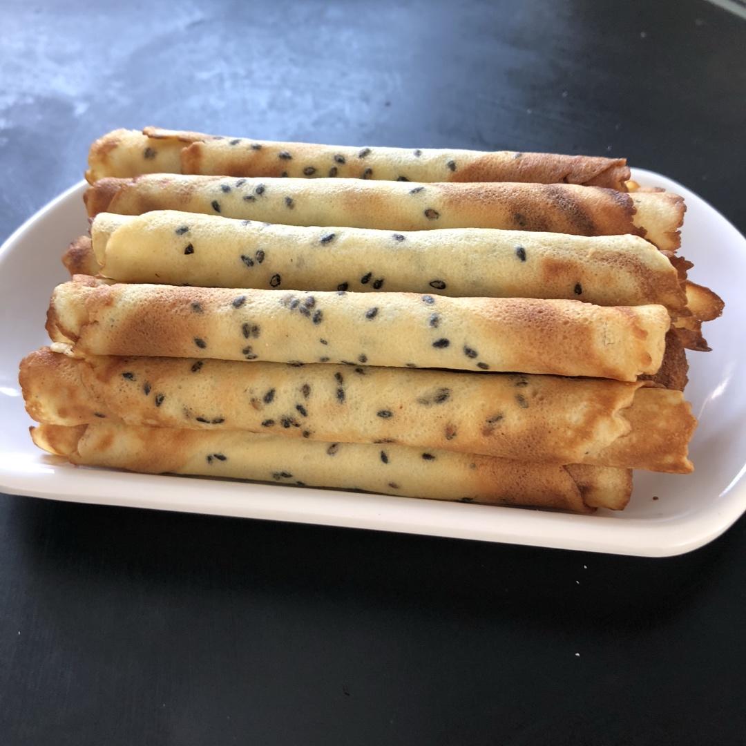 平底锅也能做蛋卷