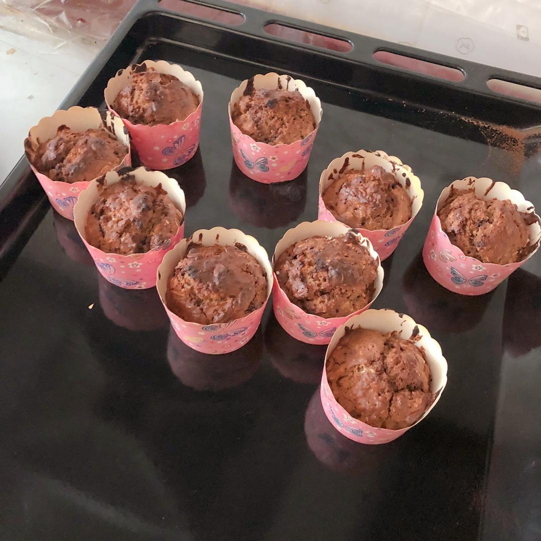 健康版蓝莓全麦燕麦玛芬