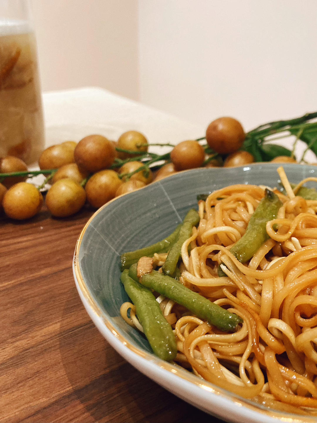 地道老北京扁豆焖面 豆角焖面 太好吃小心吃撑哦