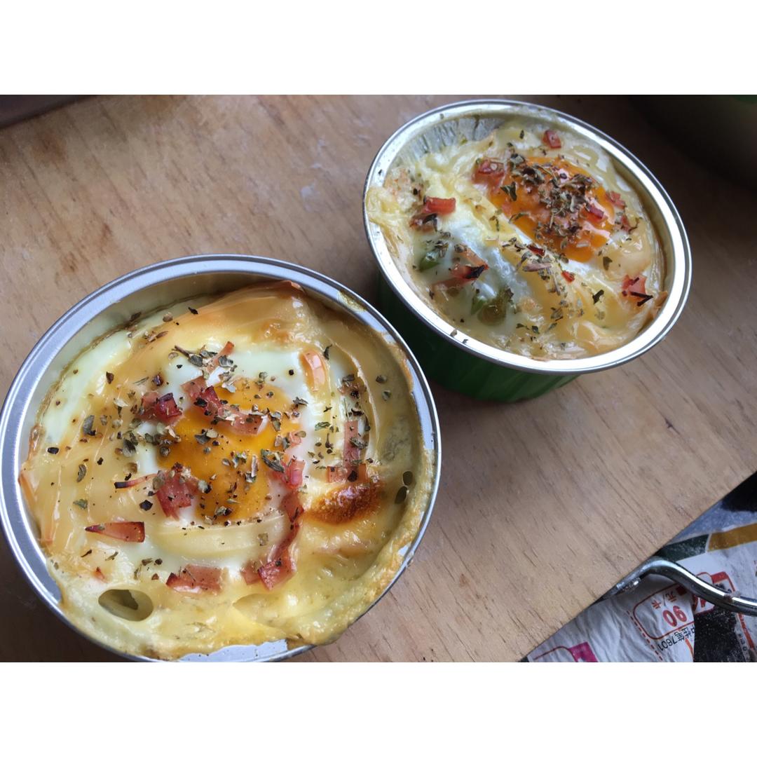 超简单的火腿芝士烤土豆