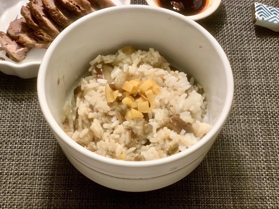 白老师的茄子饭啊