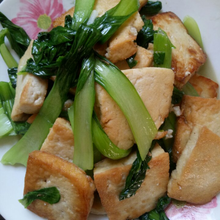 青菜烩豆腐